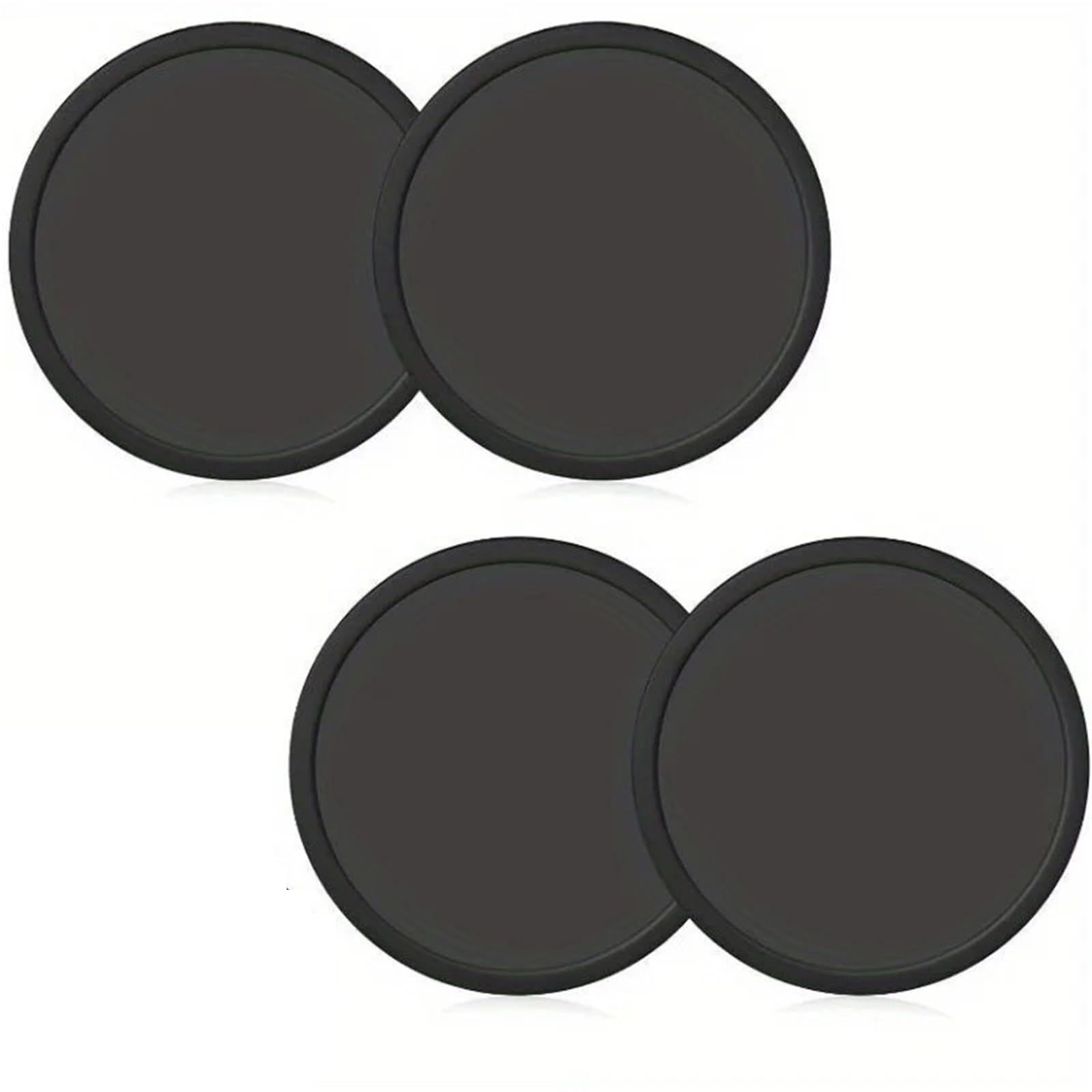 Insulated Coasters 8pcs Round Household Silicone Coaster Tea Heat Insulation Mat Outdoor Indoor Drinks Anti Stain Resistant for Drinks Coffee Pads Beer Home Office