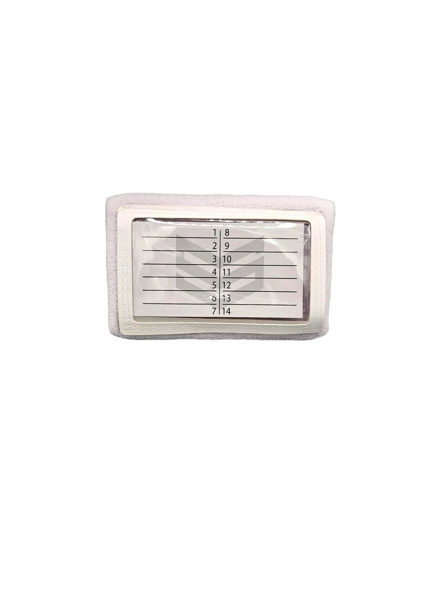 Soldier Sports Quarterback Wristband White