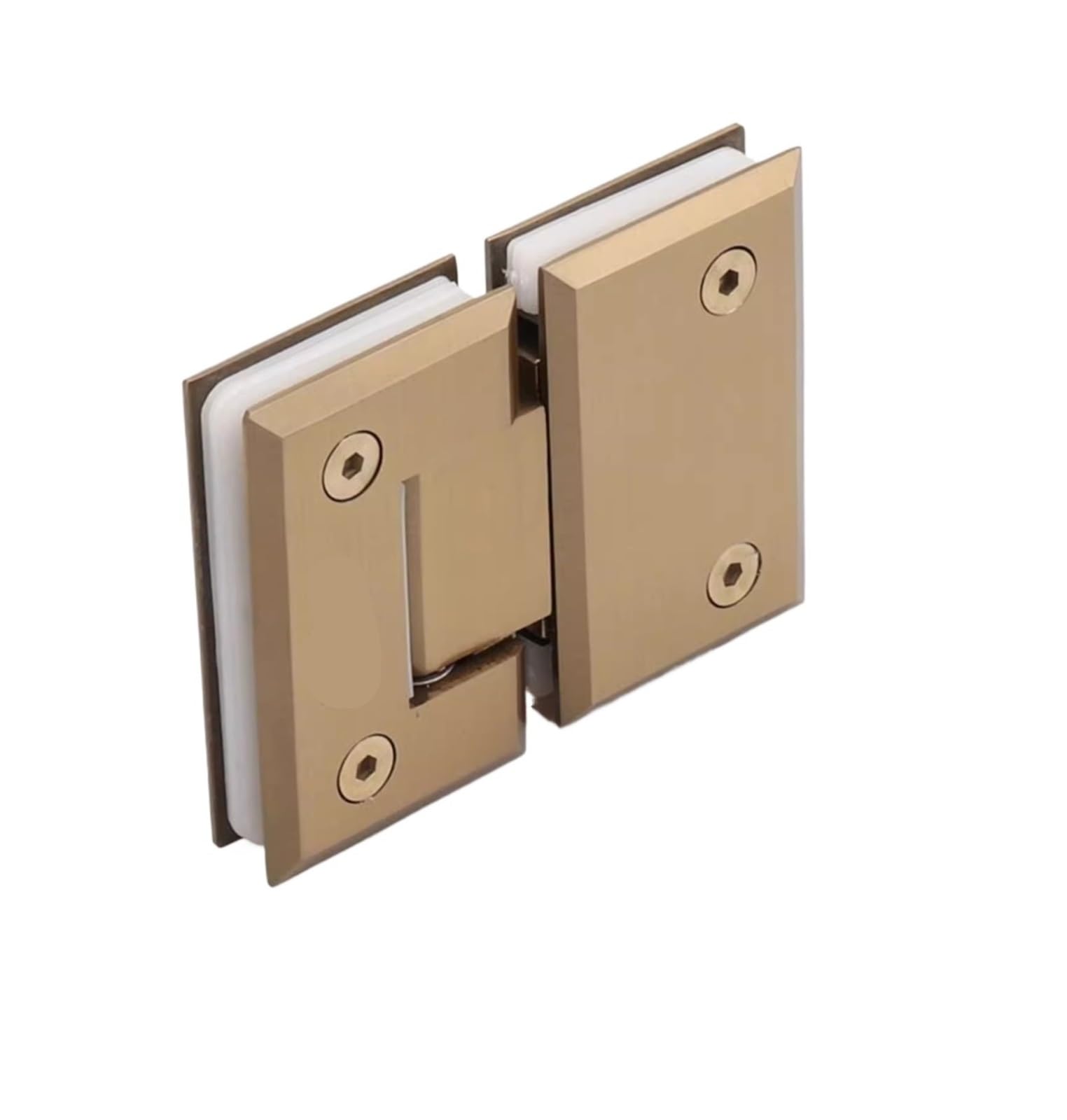 Chtkagv Brushed Ti Gold Antique Black Casting Glass Door Hinge