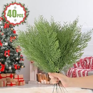 Hananonaartificialpinebranches40pcschristmasfauxcedarstemsartificialfauxcedarbranchesfakechristmasgreenerypinepicksforwreathcraftdiyhomekitchendecorations40green Urban Country Home Decor Hananona artificial pine branches40 pcs christmas faux cedar stems artificial faux cedar branches fake christmas greenery pine picks for wreath craft diy home kitchen decorations 40 green urban country home decor