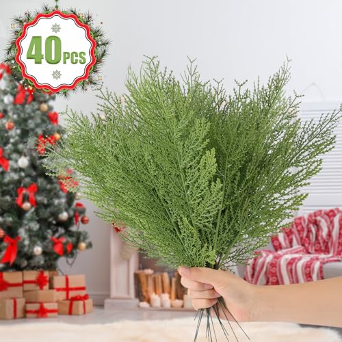 Hananonaartificialpinebranches40pcschristmasfauxcedarstemsartificialfauxcedarbranchesfakechristmasgreenerypinepicksforwreathcraftdiyhomekitchendecorations40green Urban Country Home Decor Hananona artificial pine branches40 pcs christmas faux cedar stems artificial faux cedar branches fake christmas greenery pine picks for wreath craft diy home kitchen decorations 40 green urban country home decor