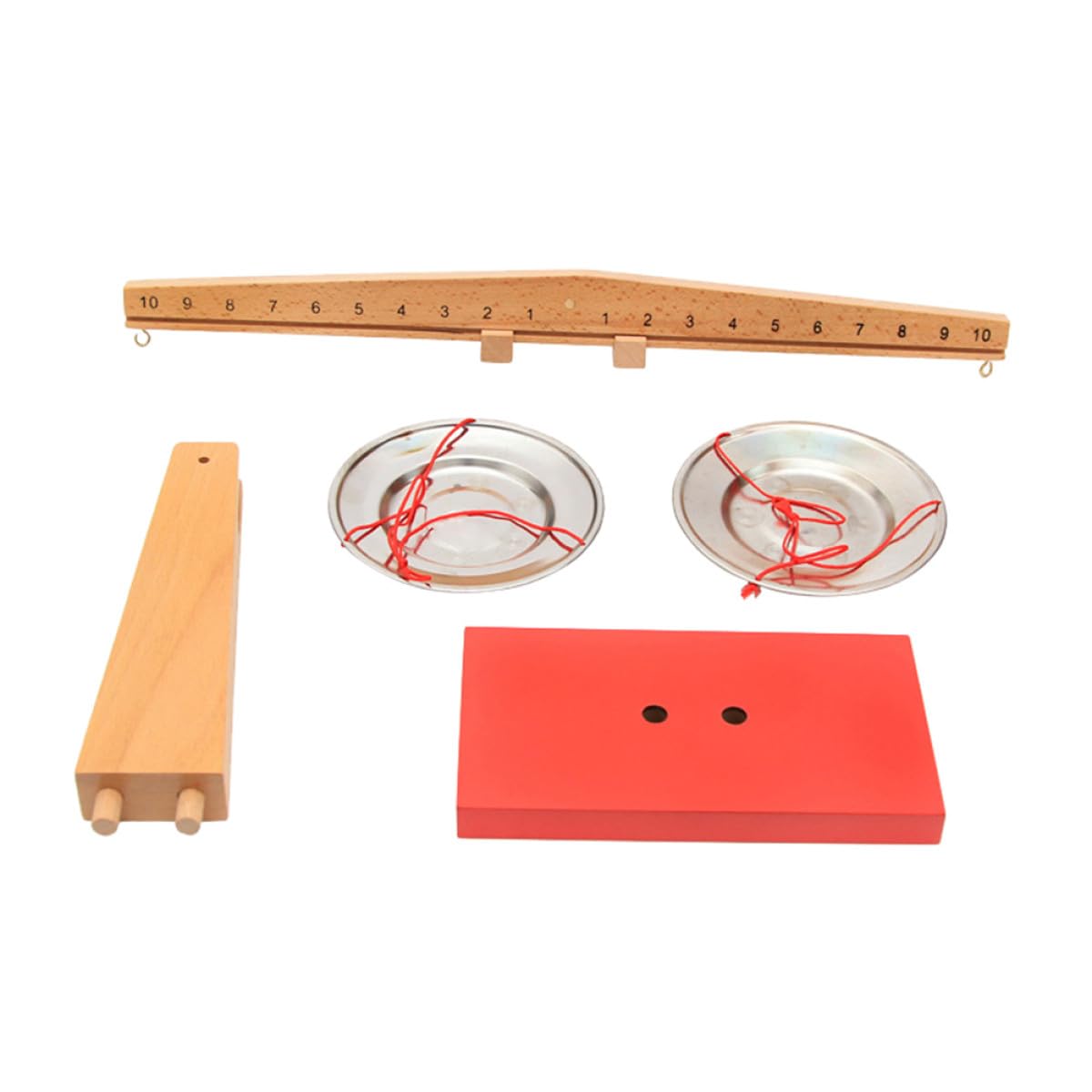 Juguete Matemático para Niños Balanza Aritmética de Madera