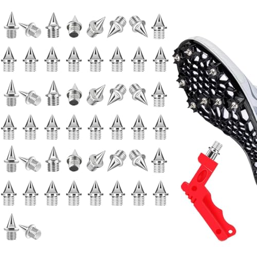 50 Stück 6.4 mm Spike-Nägel - Leichtathletik-Spikes Ersatz-Spikes für...