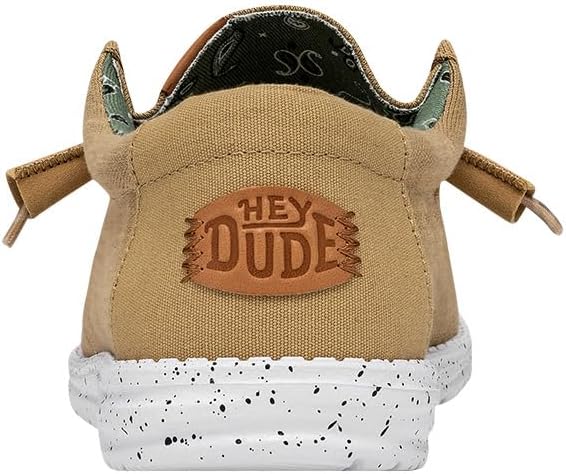 HEYDUDE Men's Wally Washed Canvas, Men’s Shoes, Slip-on Loafers, Comfortable & Light-Weight - Image 4
