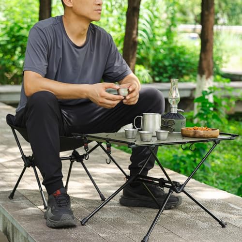 Set de thé d'extérieur en acier inoxydable 304 - Matériau durable et pur pour le voyage