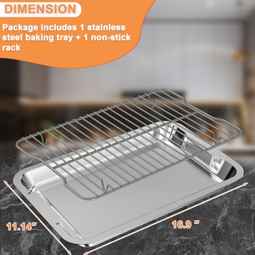 Premium-Cookware-Set-for-Ninja-Foodi-Neverstick-Pan-Baking-Sheet-Set-with-Rack-for-Bacon-Pizza-Oven-Safe-up-to-500F-with-10-x-15-Baking-Pan-Non-Stick-Wire-Cooling-Rack-Dishwasher-Safe Premium Cookware Set for Ninja Foodi Neverstick Pan Baking Sheet Set with Rack for Bacon Pizza Oven Safe up to 500F with 10 x 15 Baking Pan Non Stick Wire Cooling Rack Dishwasher Safe