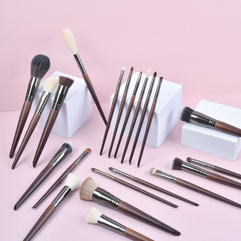 Set di Pennelli per Il Trucco Professionale, Strumenti per Cosmetici, Kit di Pennelli per Il Trucco, Set di Fondotinta Sintetici E Correttore,D-20pcs