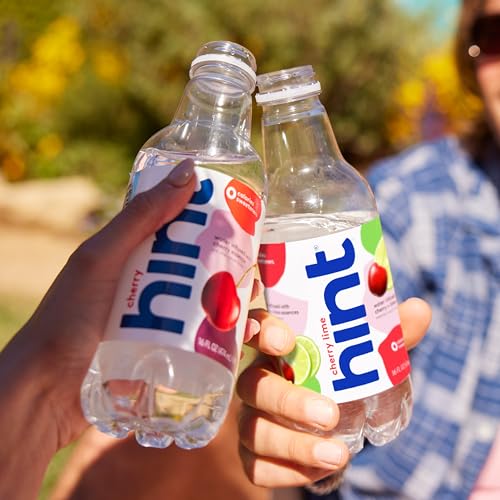 Image of Hint Fruit-Infused Bottled Water, Cherry Lime - Sugar Free Flavored Water with Zero Calories, Naturally Flavored, and No Artificial Sweeteners - 16 Fl Oz (Pack of 12)