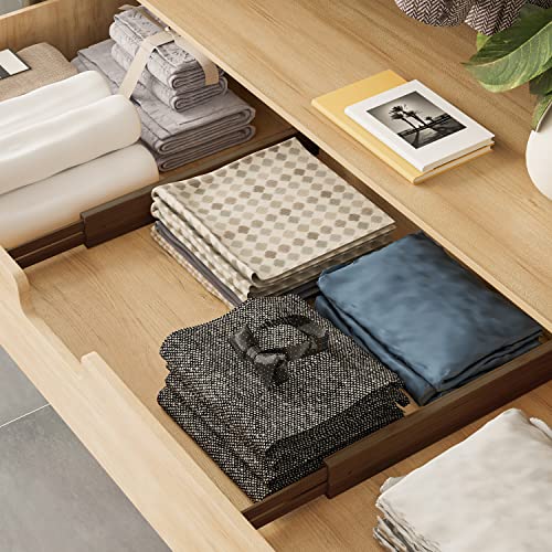 Expandable Bamboo Drawer Dividers - 4-Pack Kitchen & Home Organizers - Image 2