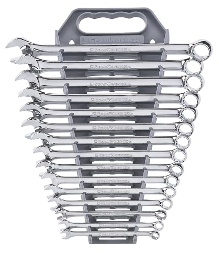 Image of GEARWRENCH 15 Pc. 12 Pt. Combination Wrench Set, Long Pattern, Metric - 81902
