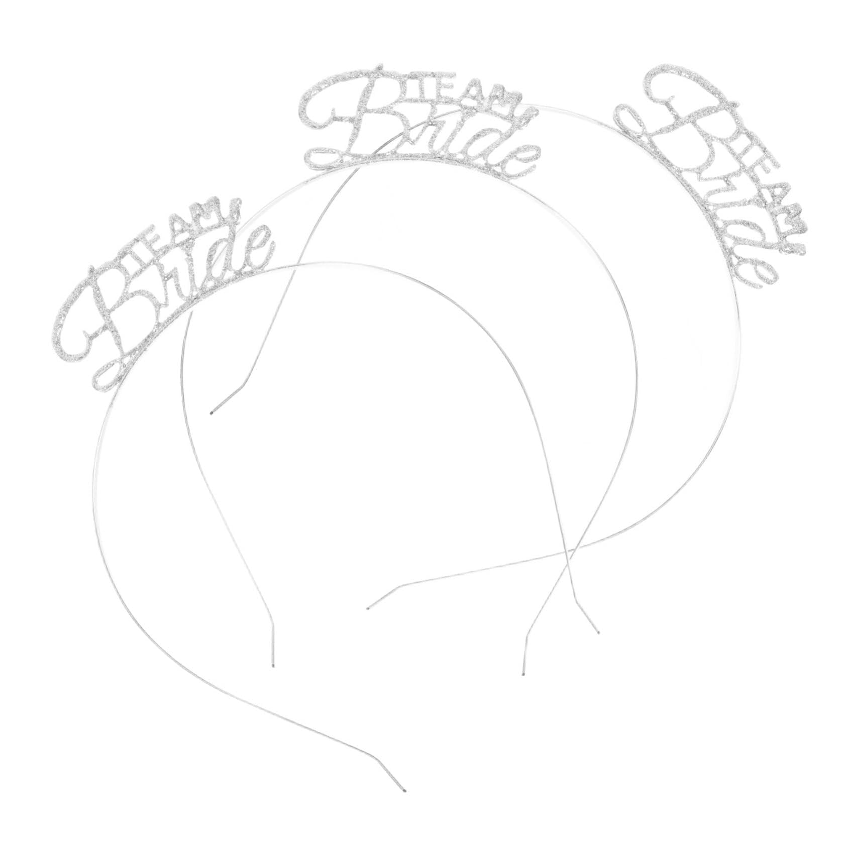 FOMIYES 9stücke Teiliges Metall Haarreif Für Junggesellenabschied Silberne Haaraccessoires Für Partys Braut Team Frisur Deko Für Und Feierlichkeiten