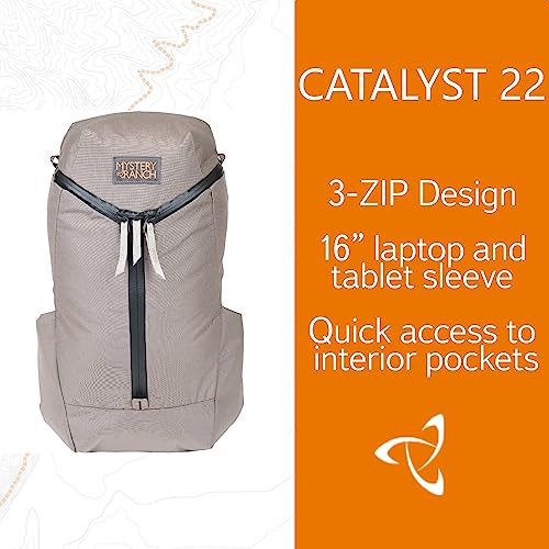 Mystery Ranch Catalyst 22L Travel Backpack with Tech Pocket for Everyday Carry and Adventures Catalyst - Pebble, One size - Image 3
