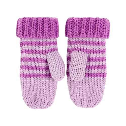 Girls Warm Knit Earflap Hat, Fleece Lined Cold-Weather Essential for Kids 1-12 Years, Unique Colorful Design, Premium Quality4