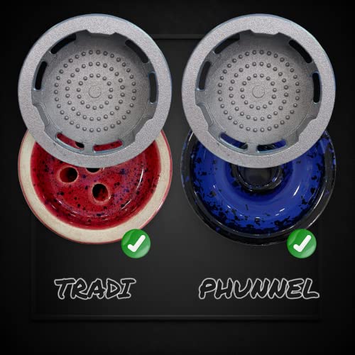 El Templo de la Shisha - Heat Manager für die Wasserpfeife Halofire HMD Kopfaufsatz. Kohleausbeute. – Bild 8