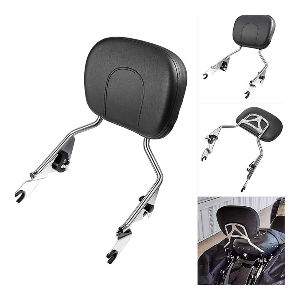 Respaldo baul Moto Cojín De Respaldo para Motocicleta, Trasero para Pasajero, Almohadilla para