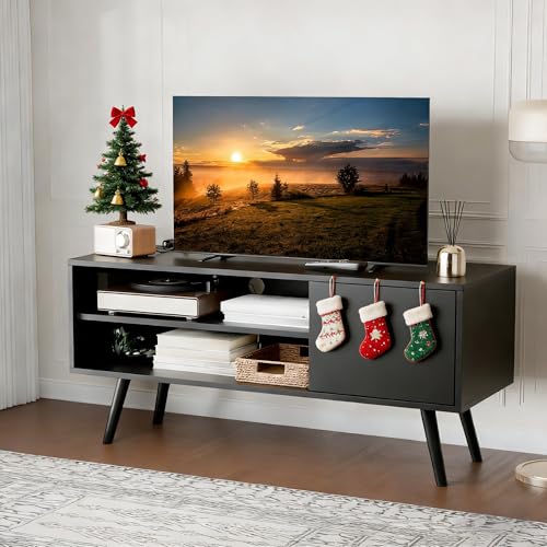 AUREUM OPAL TV Schrank, Lowboard für Fernseher bis zu 50 Zoll, mit 2...