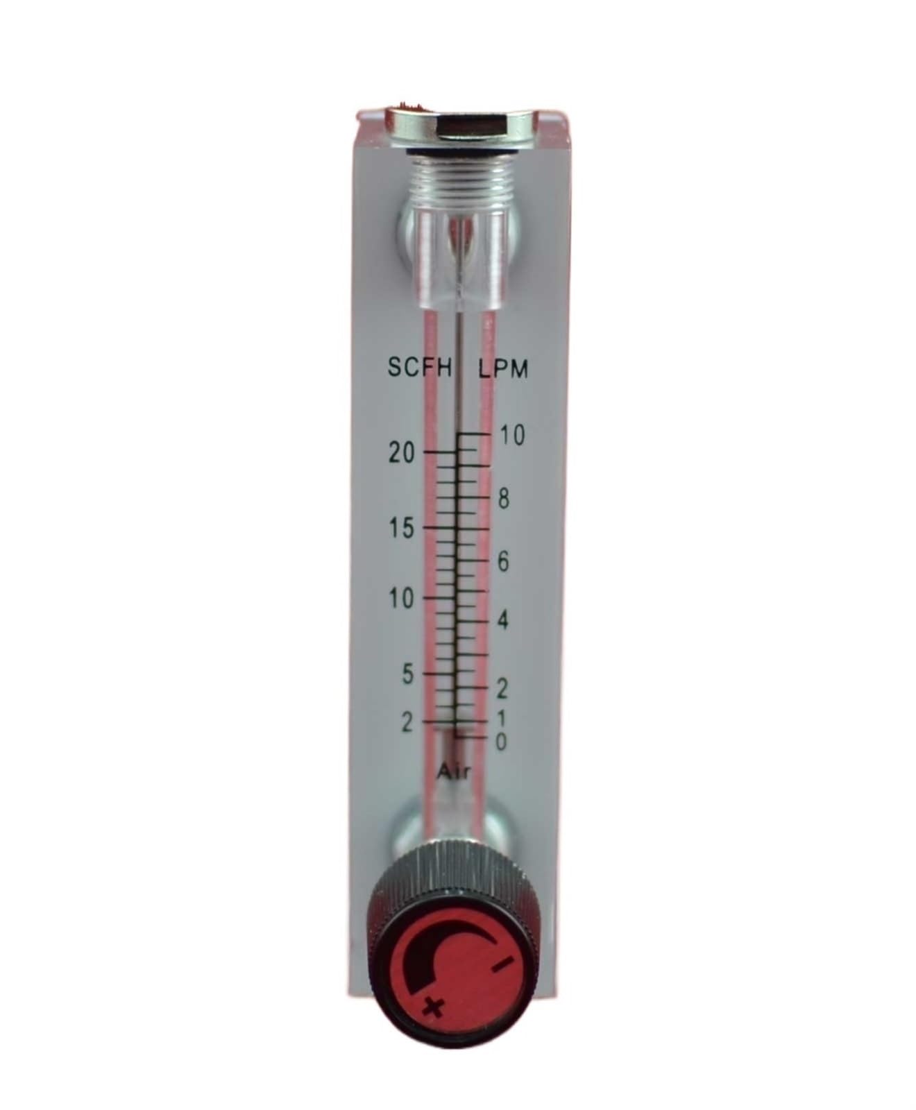 Débitmètre LZM-6T acrylique 1-10 LPM instrument de mesure de flux