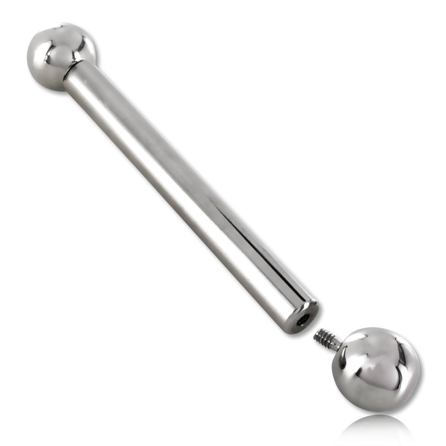 Inoki - Lange Stahlhantel mit Kugeln - Ampallang Apadravya Industrial