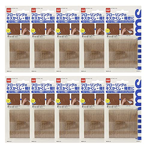 ニトムズ フローリング補修テープ ミディアムブラウン 75mm×90cm M5272 10巻入り