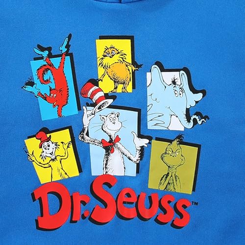 Image of Dr. Seuss Cat in the Hat Boys Hoodie and Pants Set for Toddler to Big Kids