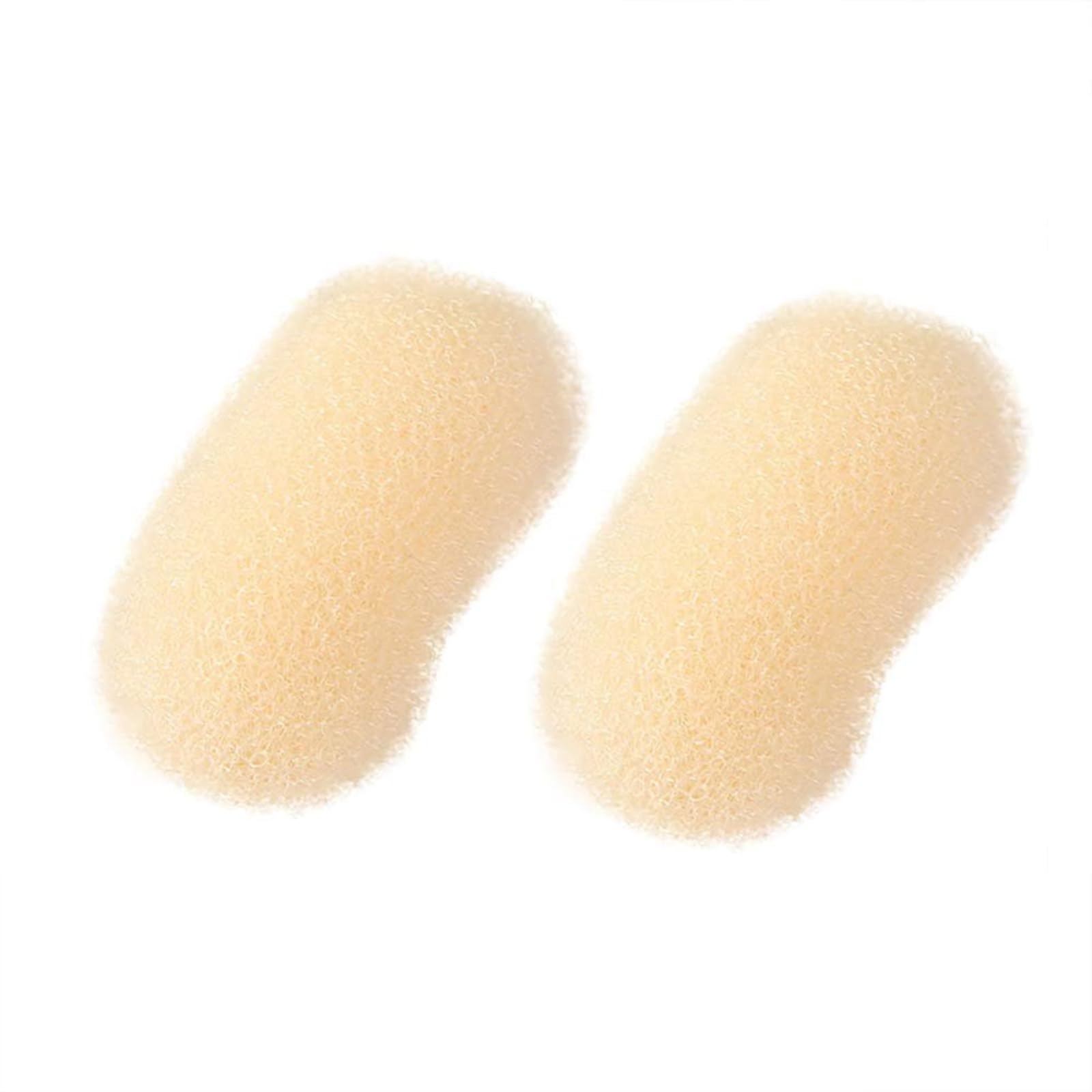 Charmante Bump It Up Volumeneinlagen – Do Beehive Hair Style Tool – Haarpads & Styling-Clip-Zubehör für Frauen, Beige, 2 Stück