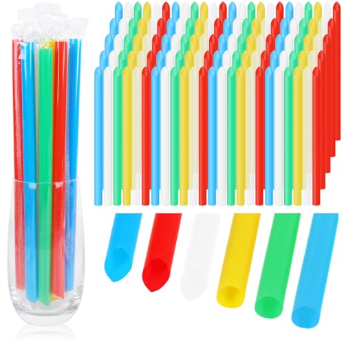 Pitillos plásticos coloridos 500 unidades 23.11 cm