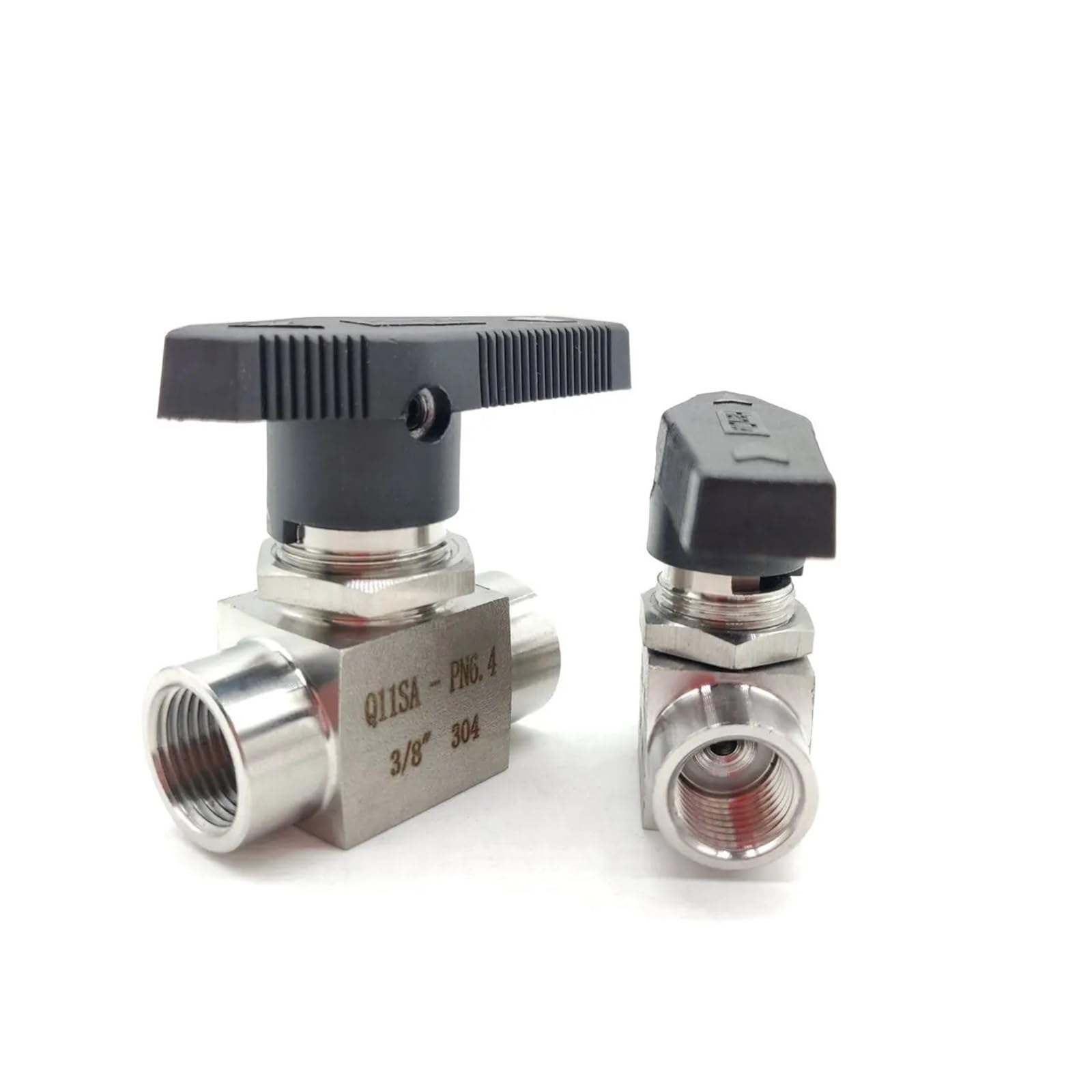 Robinet à boisseau sphérique 1/2" vanne inox 304 plomberie eau carburant mazout