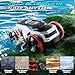 DEERC Remote Control Car for Kids – Amphibious Land & Water Convertible RC Car, Waterproof Stunt Vehicle with 360° Spins, High Speed All-Terrain Toy, 50 Min Playtime for Boys Ages 6-12