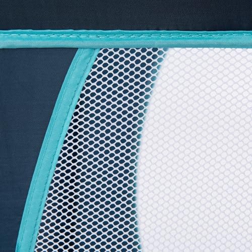hauck Cuna de Viaje Bebé Dream N Play Plus | Parque Infantil para Niños desde Nacimiento hasta 15 kg - Plegable y Compacta - con Bolsa de Transporte y Base Plegable - 120x60 cm - Navy/Turquesa - imagen 8