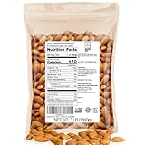 Roastery Coast - Just Roasted Almonds | 3 LB Bulk Daily Nuts | Keto Snack | Lightly salted | Plant Protein | Heart Healthy | Antioxidant | Gluten Free | Non-GMO Project Verified | Low sodium