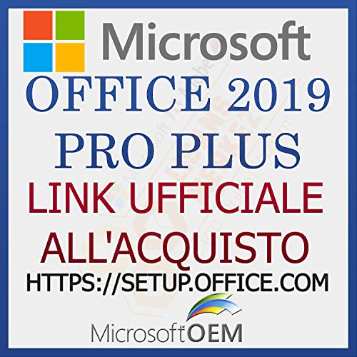 Microsoft Office 2019 Professional Plus Licenza A Vita Installazione Semplice