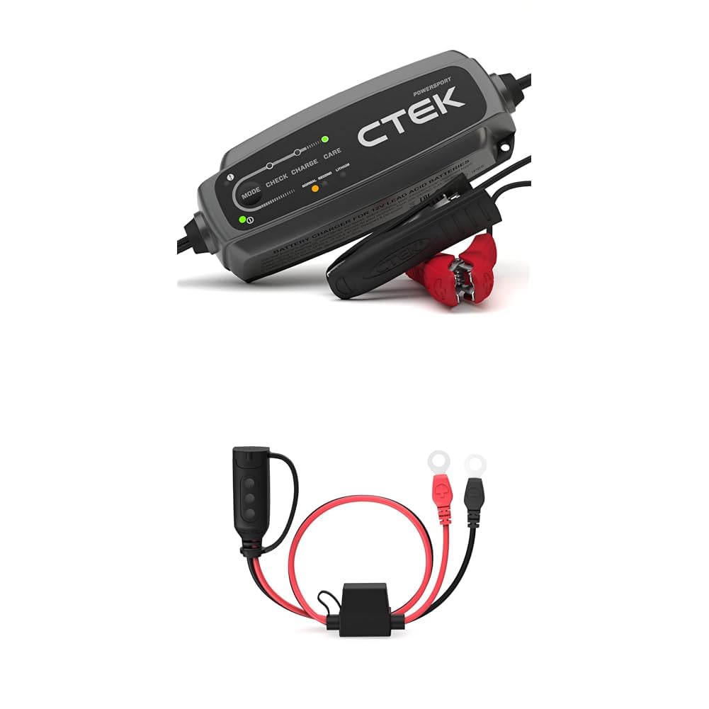 CTEK Bundle CT5 Powersport & INDICATOR EYELET M6