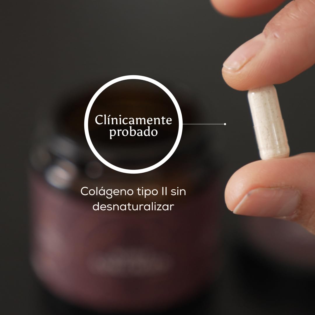 Ancient + Brave Noble Collagen | 30 Cápsulas | 30 Días | Colágeno Tipo II | Colágeno Tipo II con Vitamina C, Boswellia Serrata y Manganeso, clave para articulaciones y movilidad. Libre de gluten y soja