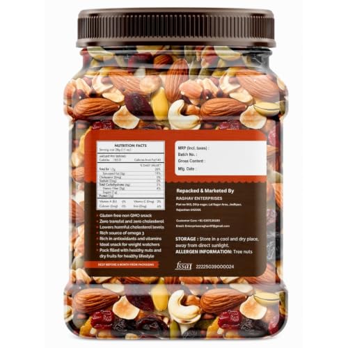 NUTRIZAIKA Premium Mix Dry Fruits Nuts 500gm - Image 3