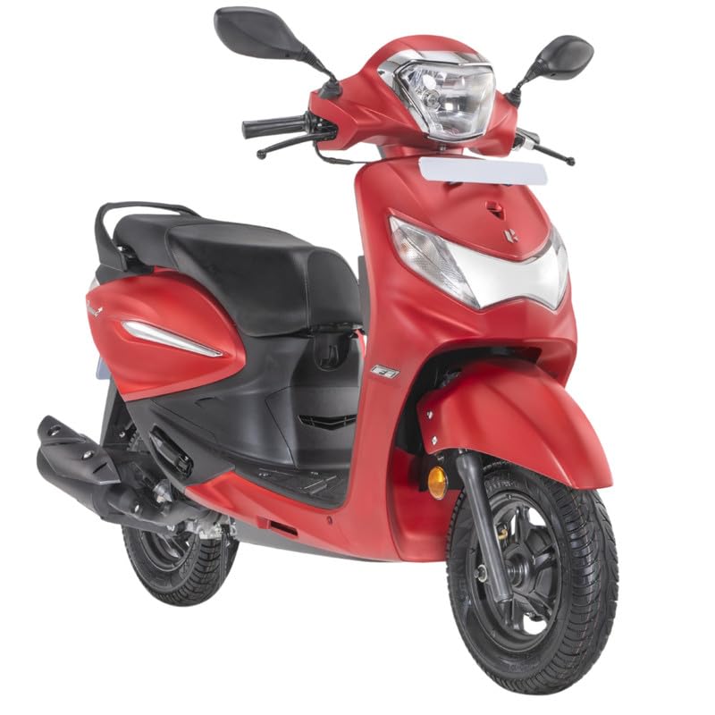 Image of Hero MotoCorp Pleasure+ 110 VX Drum Brake OBD2B MATTE RED Booking for Ex-Showroom Price