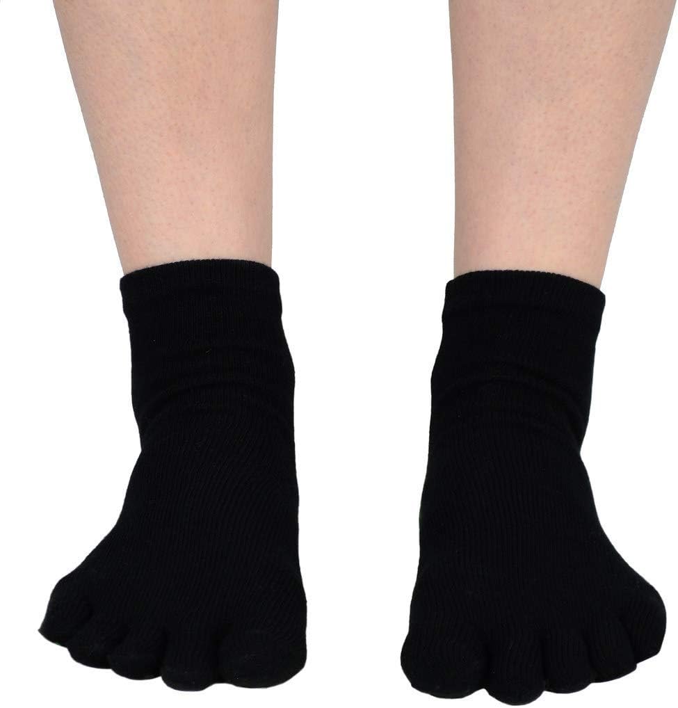 Mato & Hash 5-Toe Exercise Barefoot Feel Yoga Socks With Full Grip - Image 3