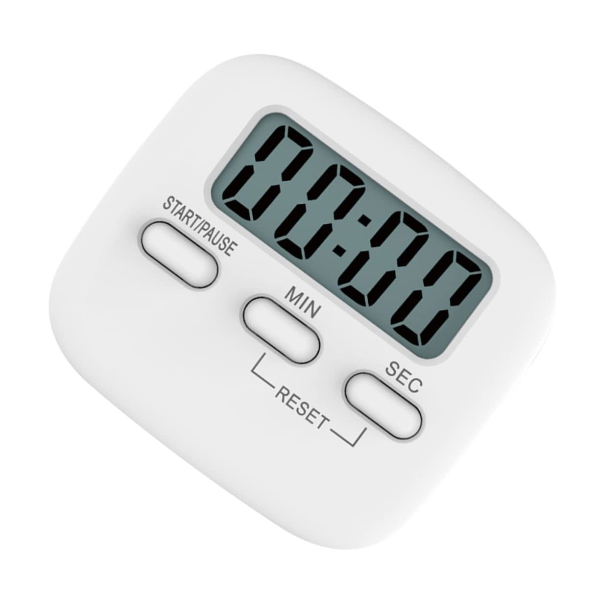 6 Pz Orologio Timer Da Cucina Digitale Timer Da Tavolo Orologi Digitali Tappetini Per Lavello Da Cucina Orologio Digitale Timer Digitali Sveglia Orologio Per Ufficio Bianca Amosfun