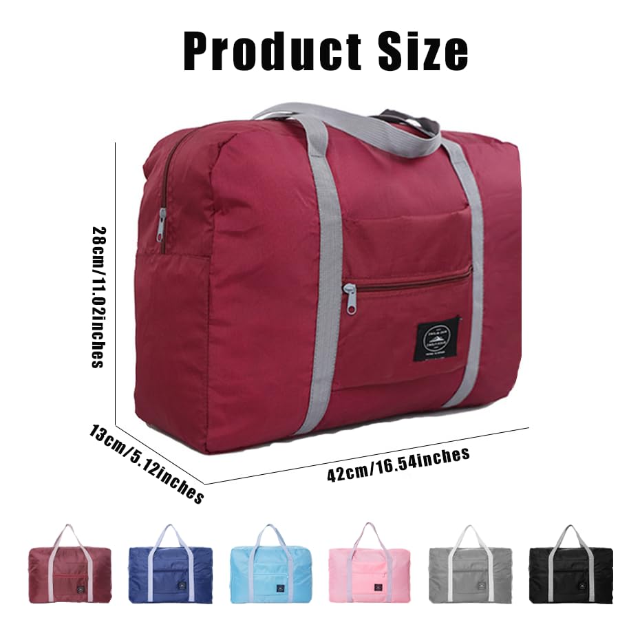 Travel Duffle Bag for Men & Women - Weekender Gym Bag, Hospital Delivery Bag & Airplane Carry-On with Trolley Sleeve（Navy blue)2