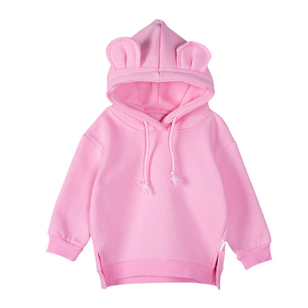 Sweat à Capuche Pour Bébé Et Enfant - Design 3D Avec Oreilles - Mélange Coton Doux - Unisexe