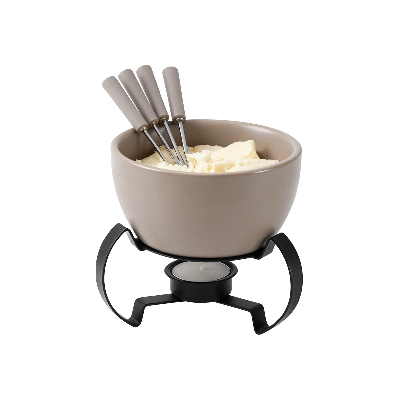 per Fondue 450 Ml Scaldaburro | Per Fonduta E Scioglimento Formaggio Per Formaggio Burro Panna Casa Cucina Ufficio Feste Campeggio Serata Romantica Natale