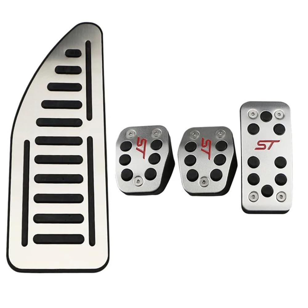 Toiumops Pedal for Ford Focus 2/3/4 MK2 MK3 MK4 Kuga Escape RS ST 2005-2020 Rustproof Car Pedal Covers Automotive