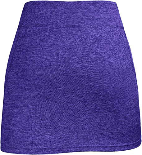Image of BLEVONH Women Tennis Skirts Inner Shorts Elastic Sports Golf Skorts with Pockets