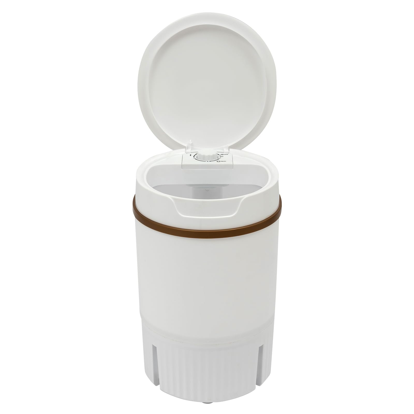 Mini lavadora de 260 W para 0,8 kg de ropa, ahorra espacio | Capacidad: 4,5 L, peso de lavado hasta 0,8 kg, adecuado para hoteles, caravanas, camping, hospitales y exteriores