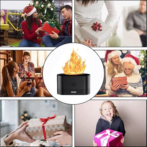 Image of AKARAN Essential Oil Aroma Air Diffuser Humidifier Aromatherapy Air Freshener for Home, Office, Car, Bedroom, Spa & Yoga (Black)