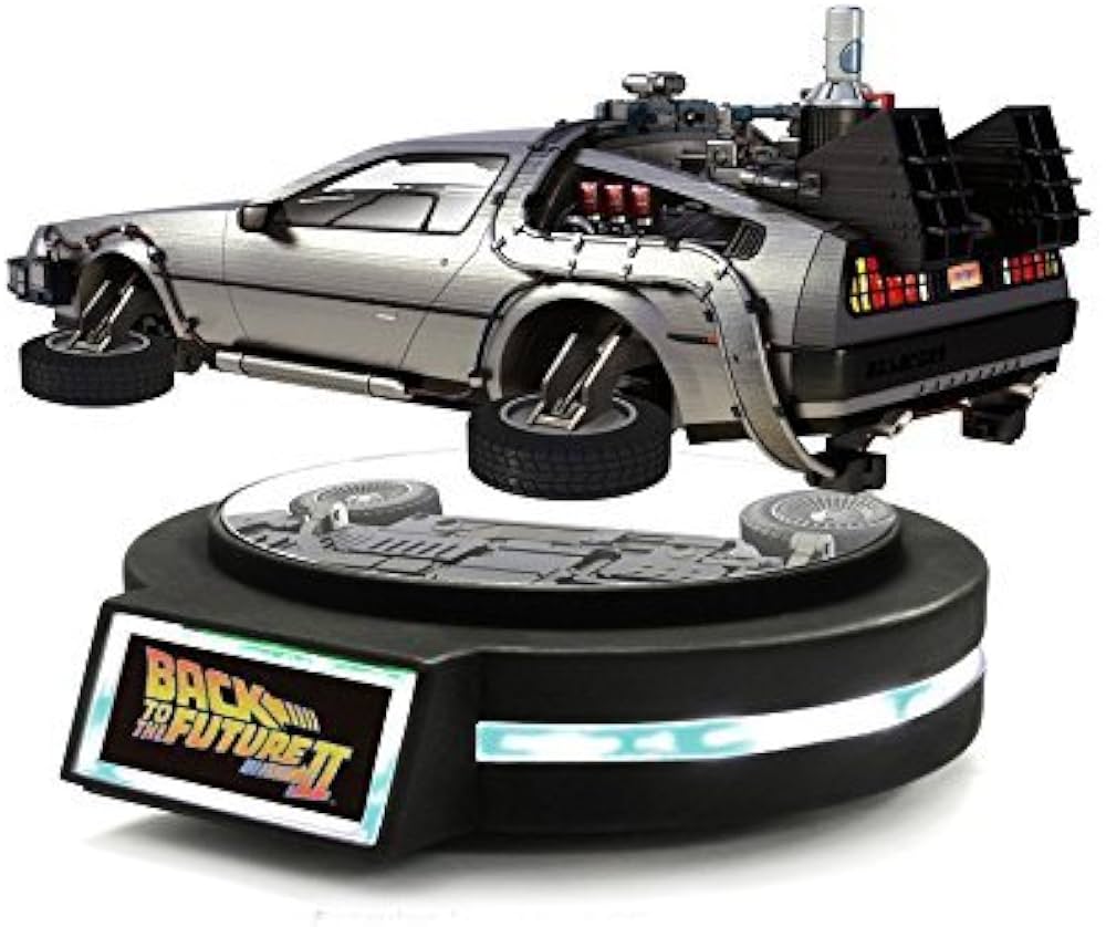 Kids Logic 1/20 Magnetic Floating Delorean Time Machine Back