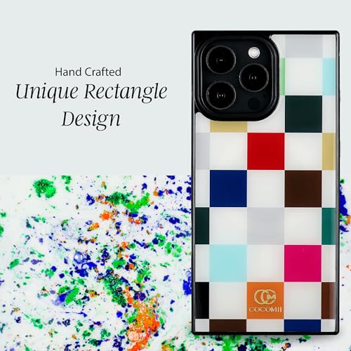 Image of COCOMII Rectangle for iPhone 14 Pro Case, Le Carre de Luxe Checkered