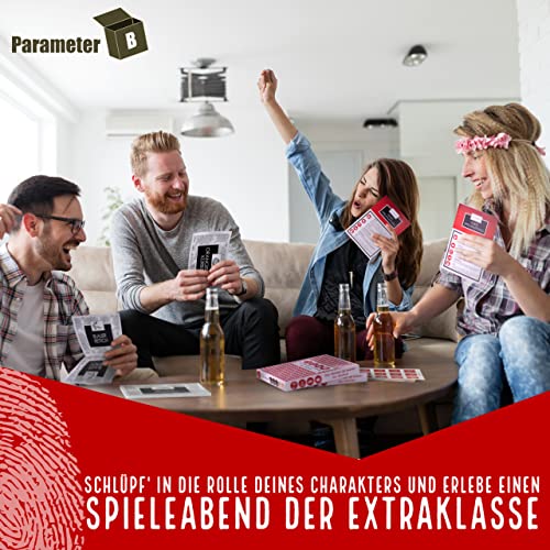 Stadtkrimis Exit Escape Stadtführung Parameter B - Der Mörder ist Immer der Gärtner - Krimidinner für 4 Personen – spannendes Krimidinner für zuhause - Krimispiel - realistische Beweise
