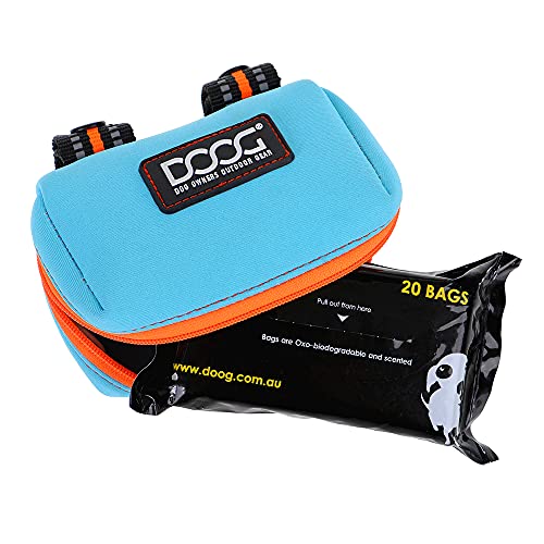 Image of DOOG Walkie Pouch Neoprene Walkie Pouch w /Tidy Bags - BEETHOVEN (Neon), 4.73 inch x 1.58 inch, (WPD07-N)
