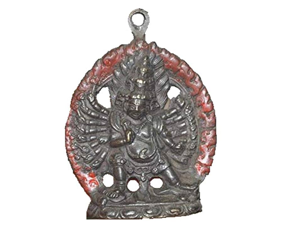 オールドチベット仏教 銅製 ドルジェマハカラカラチャクラ仏像 お守り仏像 懐中仏 Amazon.co.jp: オールドチベット仏教ブロンズドルジェマハ