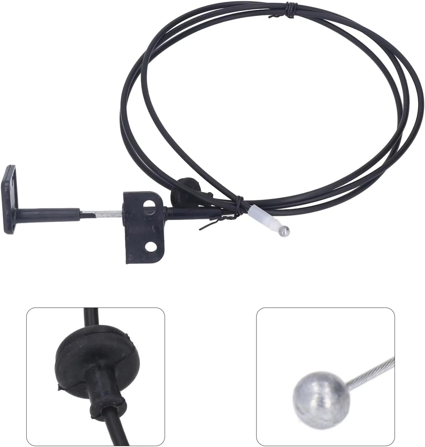 Hood Release Handle Lever For Civic 2006 2007 2008 2009 2010 2011 Car Hood Bonnet Release Cable With Pull Handle Replacement 74130SNAA01